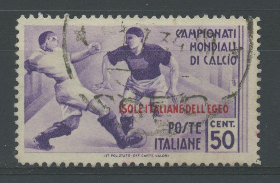 Scansione lotto: COLONIE EGEO 1934 CALCIO C.50 US.