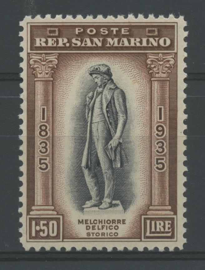 Scansione lotto: SAN MARINO 1935 DELFICO L.1,50 **