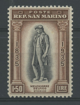 SAN MARINO 1935 DELFICO L.1,50 **