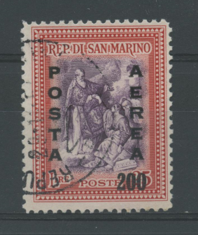 SAN MARINO 1948 DELFICO SOVR. US.