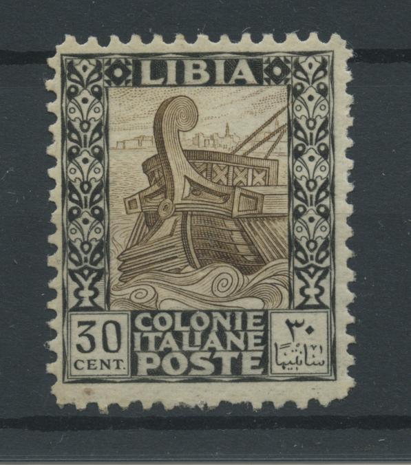 Scansione lotto: COLONIE LIBIA 1926/30 PITTORICA C.30 2 ** CENTRATO