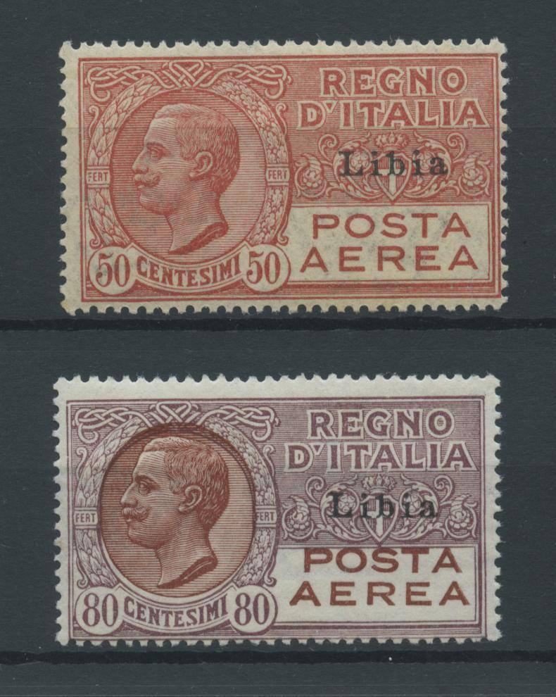 Scansione lotto: COLONIE LIBIA 1928/9 POSTA AEREA 2V. 2 **