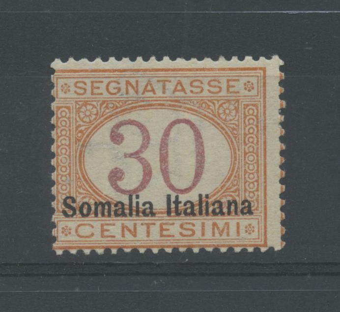 Scansione lotto: COLONIE SOMALIA 1920 TASSE 30C. **