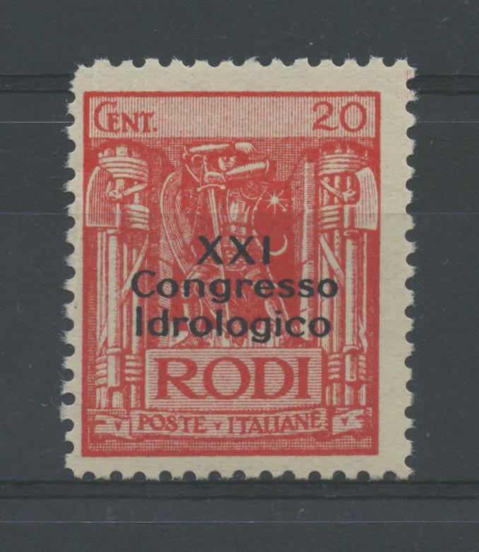 Scansione lotto: COLONIE EGEO 1930 IDROLOGICO 20C. 2 **