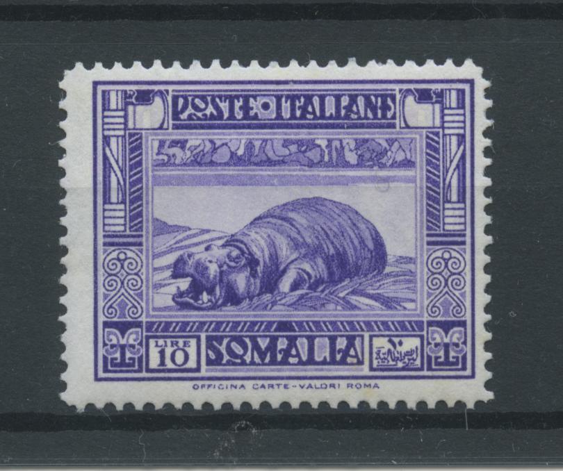 Scansione lotto: COLONIE SOMALIA 1935/8 PITTORICA L.10 **  CERT.