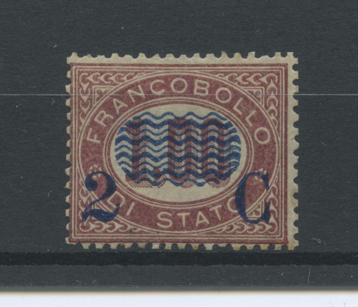 Scansione lotto: REGNO 1878 2C. SU L.1,00 7 **  CERT.