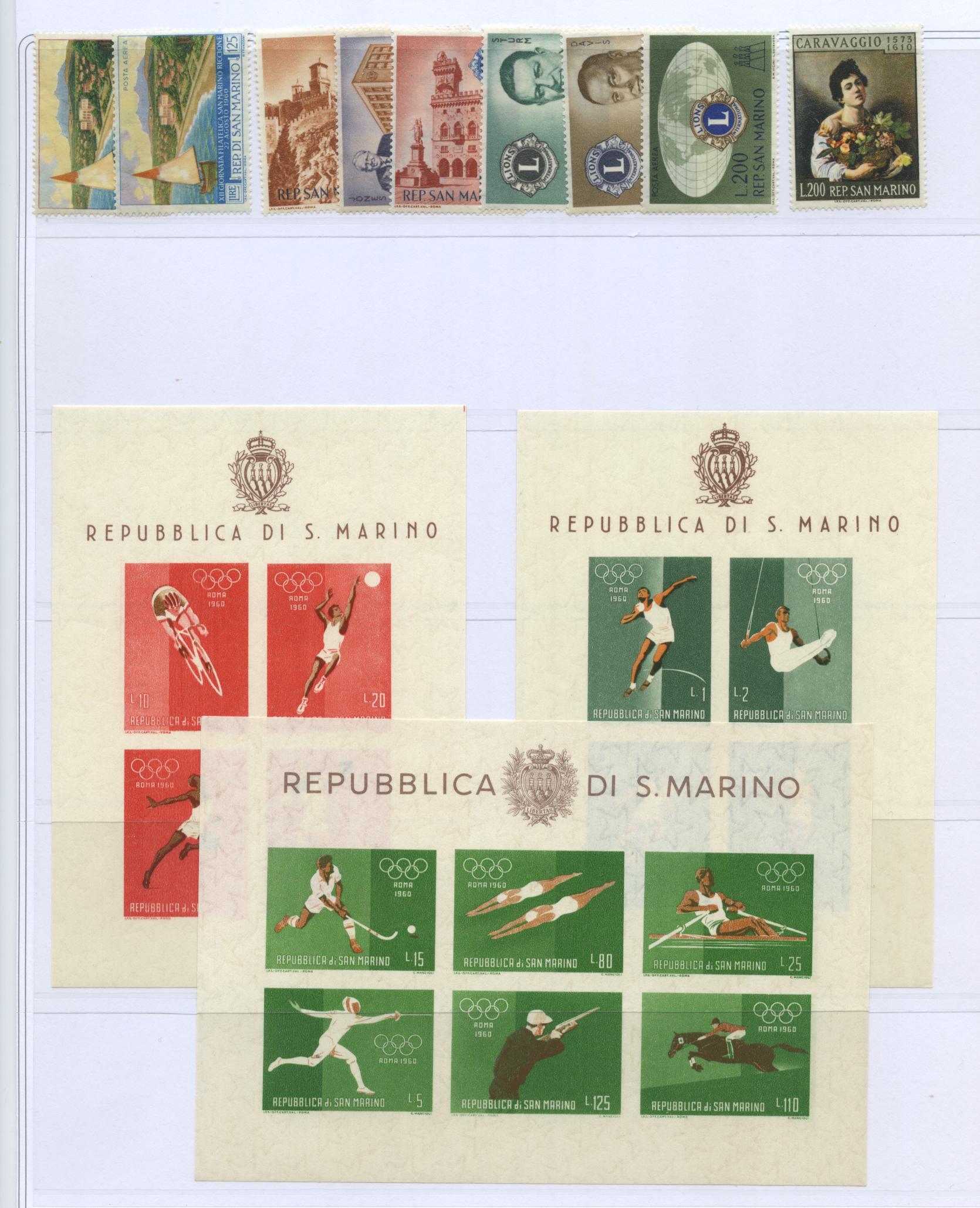 Scansione lotto: SAN MARINO 1959/60 ANNATE CPL. 76V. + 3BF **