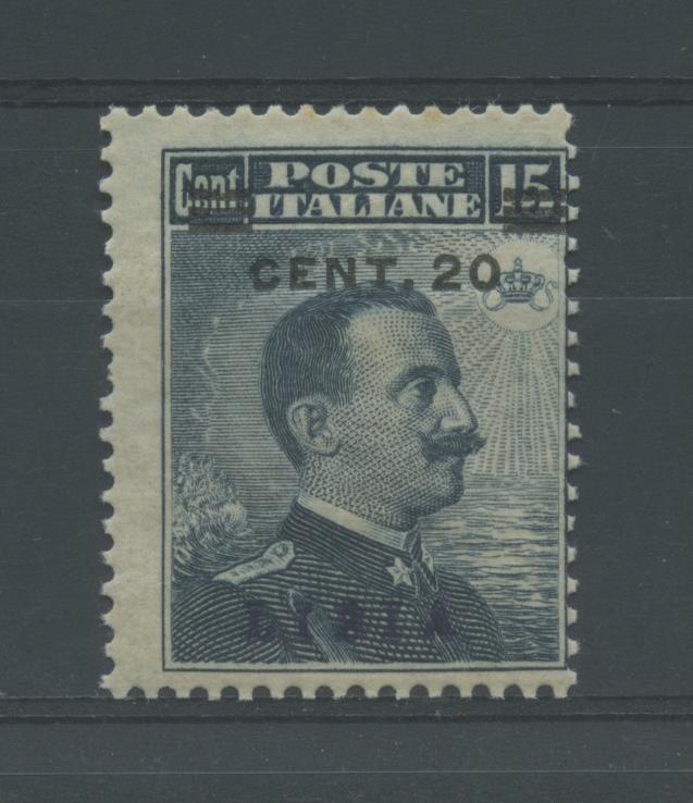 Scansione lotto: COLONIE LIBIA 1916 20C. SU 15C. **