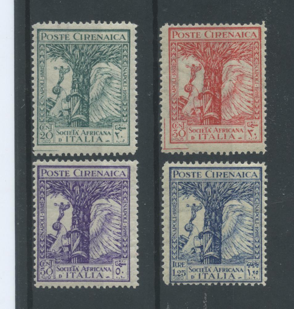Scansione lotto: COLONIE CIRENAICA 1928 SOCIETA' AFRICANA 4V. **
