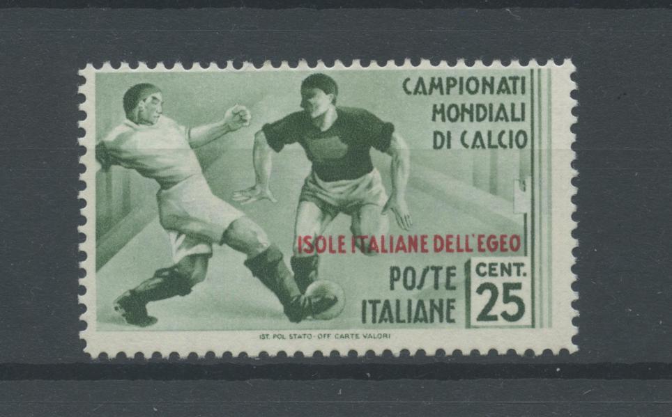 Scansione lotto: COLONIE EGEO 1934 CALCIO C.25 *