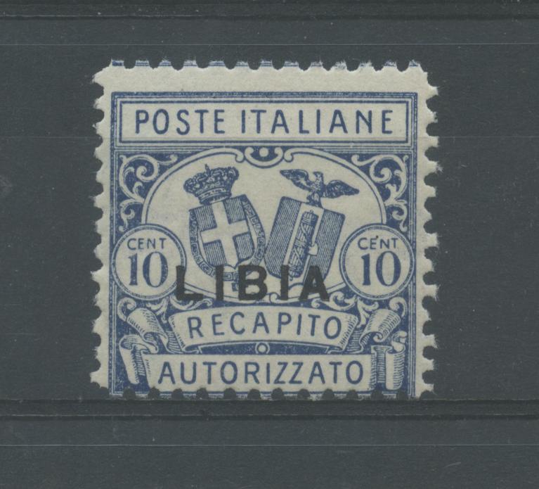 Scansione lotto: COLONIE LIBIA 1929 RECAPITO N.1 ** CENTRATO