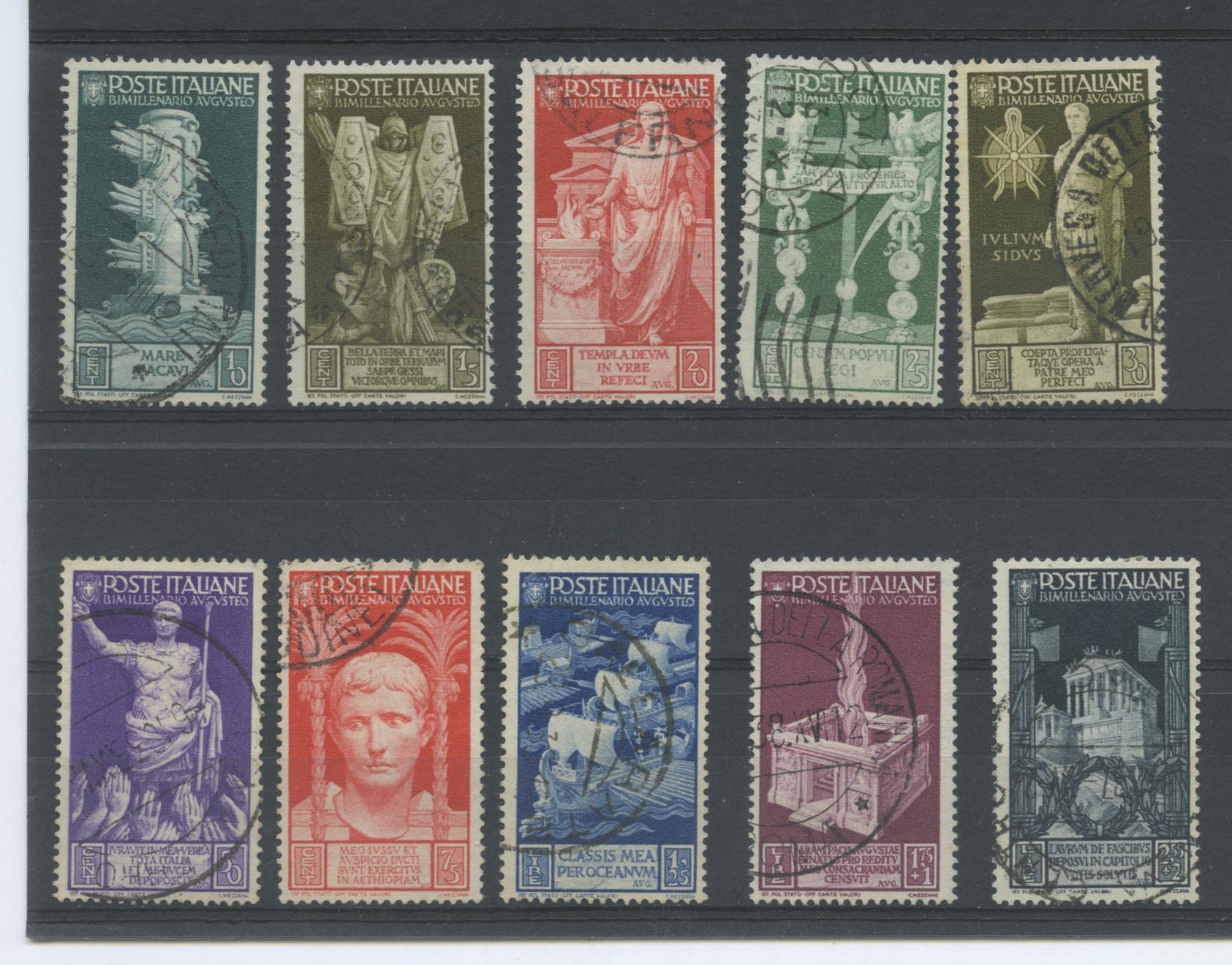 Scansione lotto: REGNO 1937 AUGUSTO P.O. 10V.(originale) US.