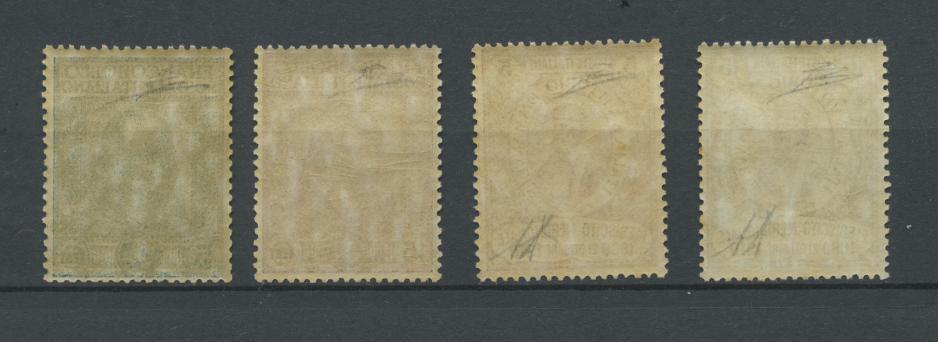 Scansione lotto: REGNO 1910 GARIBALDI 4V. ** LUSSO CERT.