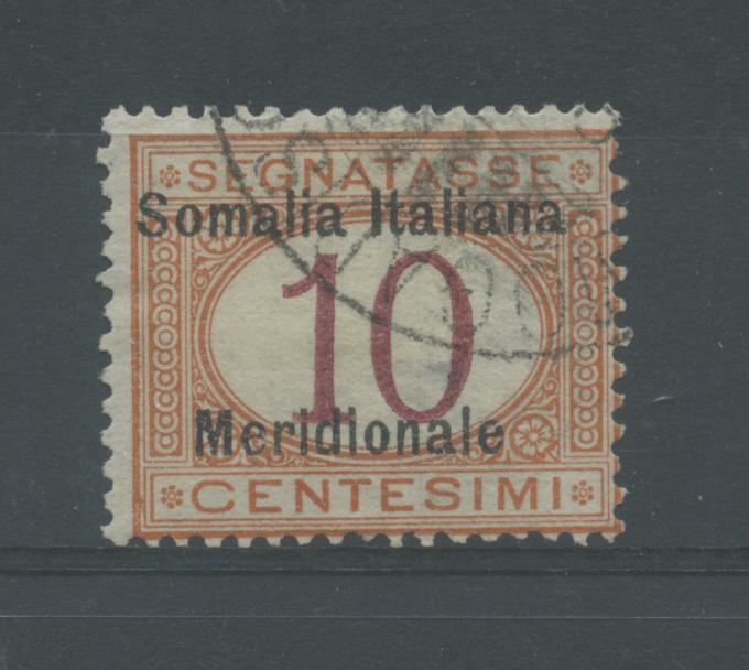 Scansione lotto: COLONIE SOMALIA 1906 TASSE 10C. N.2 US.