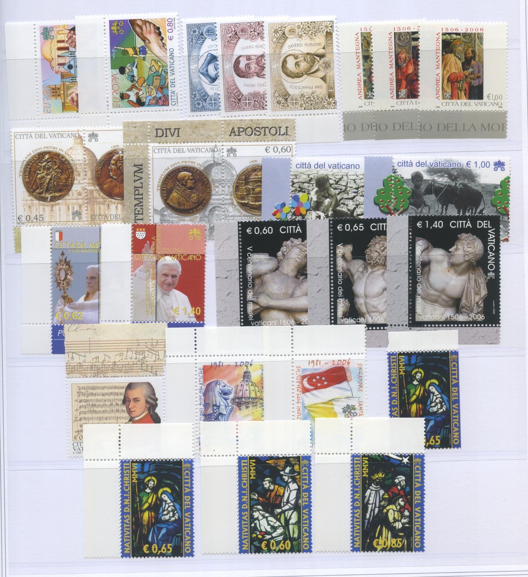 Scansione lotto: VATICANO 2006 ANNATA CPL. 26V.+5BF+1LB **