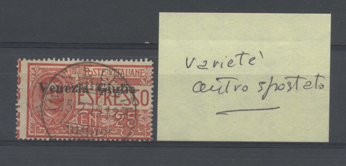 Scansione lotto: OCCUPAZIONI VENEZIA GIULIA 1919 ESPRESSO 2 US.