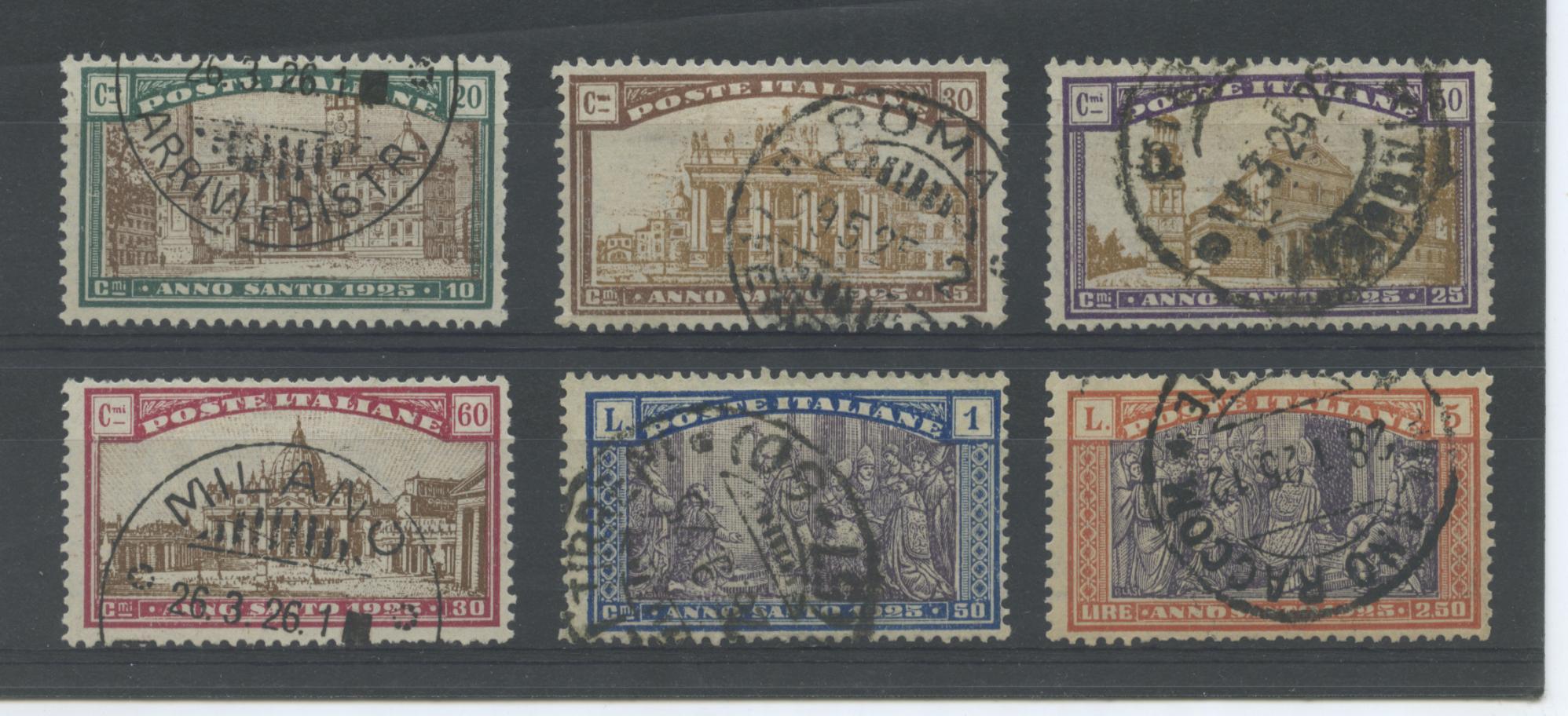 Scansione lotto: REGNO 1924 ANNO SANTO 6V.(originale) 3 US.