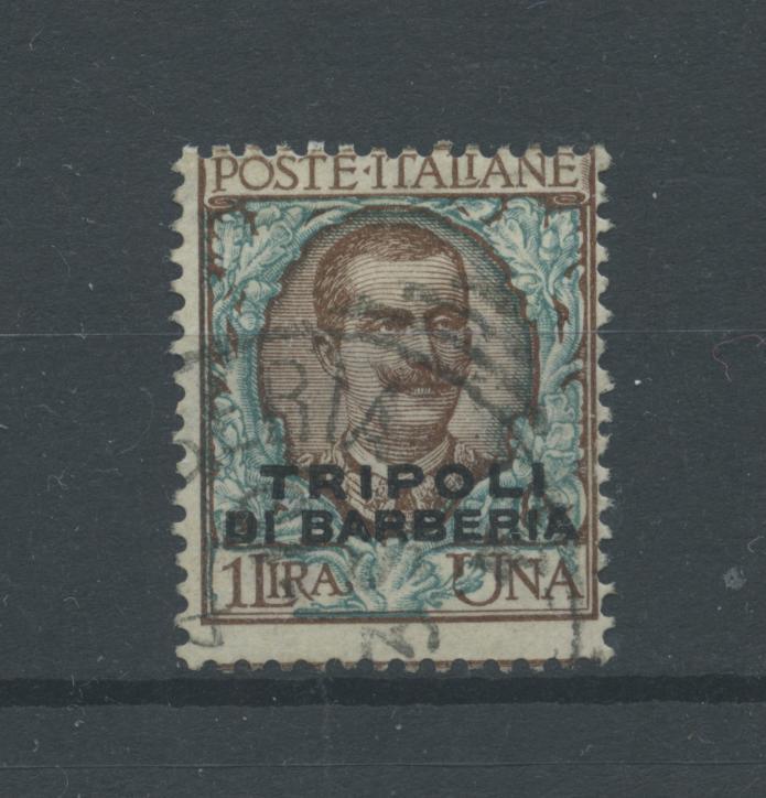 Scansione lotto: OCCUPAZIONI TRIPOLI DI BARBERIA 1909 L.1 N.9 US.