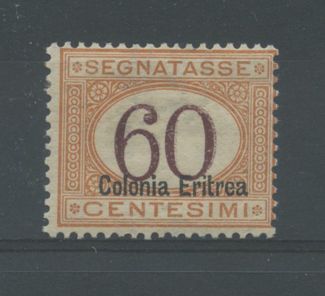 Scansione lotto: COLONIE ERITREA 1926 TASSE 60C. **