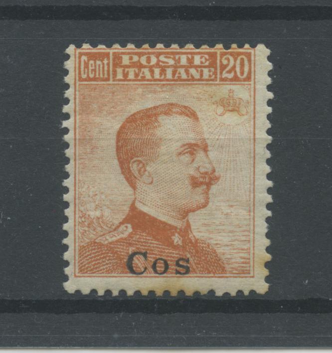 Scansione lotto: COLONIE EGEO 1917 20C. COO *