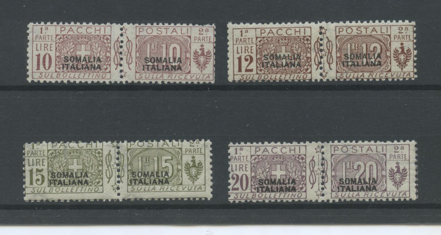 Scansione lotto: COLONIE SOMALIA 1926 PACCHI 4V. 2 **