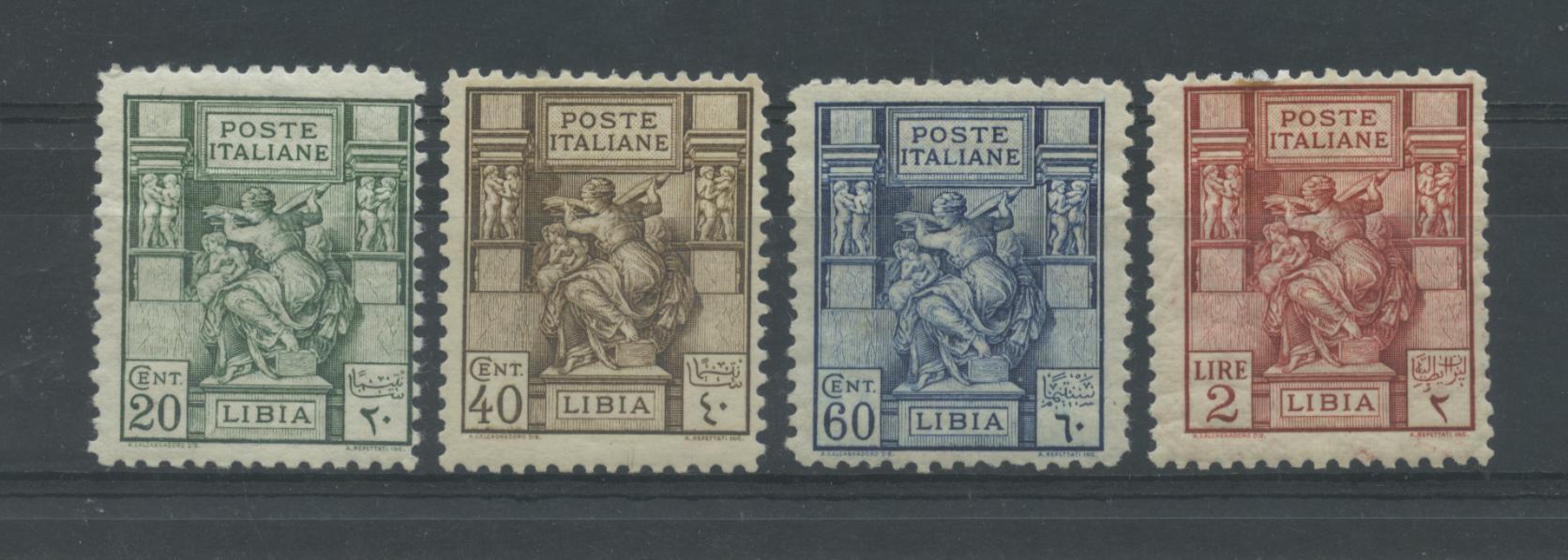 Scansione lotto: COLONIE LIBIA 1926/9 SIBILLA 4V. 3 **