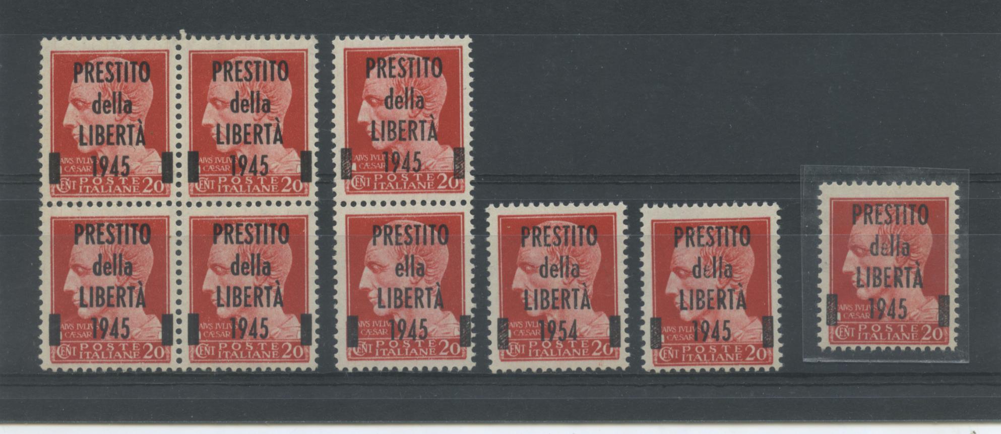 Scansione lotto: ITALIA EMISSIONI LOC 1945 LUCCA X9 **