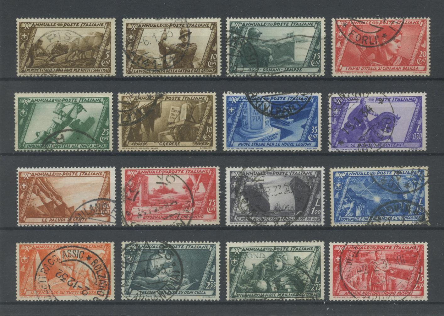 Scansione lotto: REGNO 1932 MARCIA P.O. 16V. US.  CERT.
