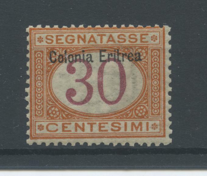 Scansione lotto: COLONIE ERITREA 1903 TASSE C.30 **