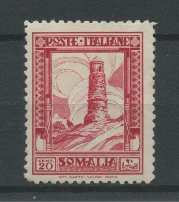 Scansione lotto: COLONIE SOMALIA 1932 PITTORICA 20C. *