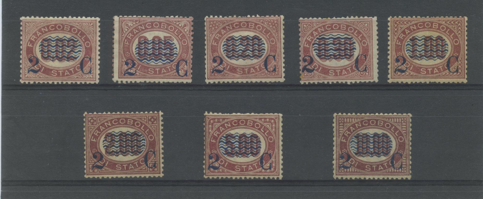 Scansione lotto: REGNO 1878 SOVR. 8V. 2 *