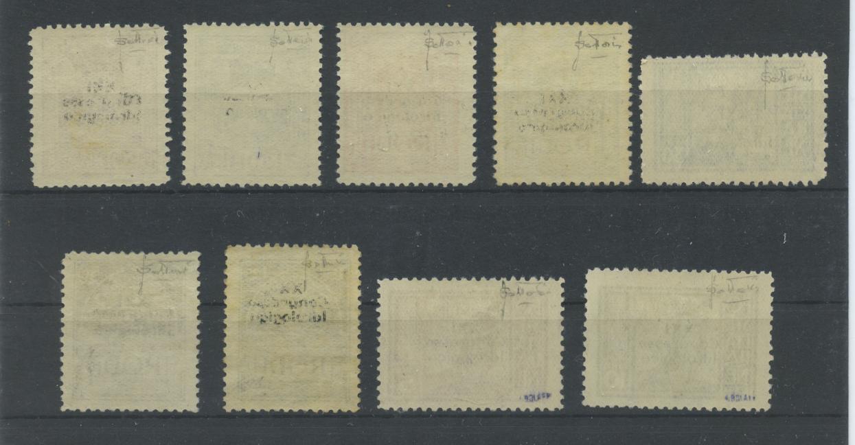 Scansione lotto: COLONIE EGEO 1930 IDROLOGICO 9V. 3 **  CERT.