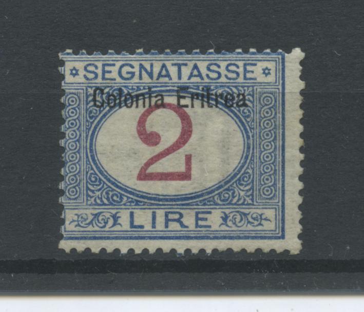 Scansione lotto: COLONIE ERITREA 1903 TASSE L.2 *