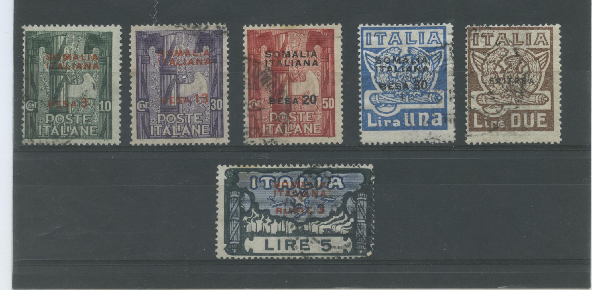 Scansione lotto: COLONIE SOMALIA 1923 MARCIA 6V. US.