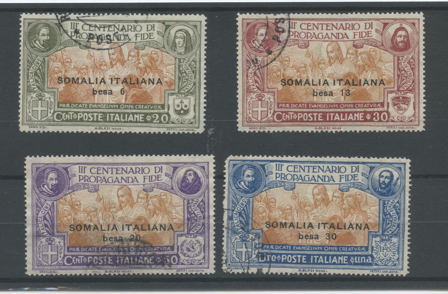 Scansione lotto: COLONIE SOMALIA 1923 PROPAGANDA 4V. US.