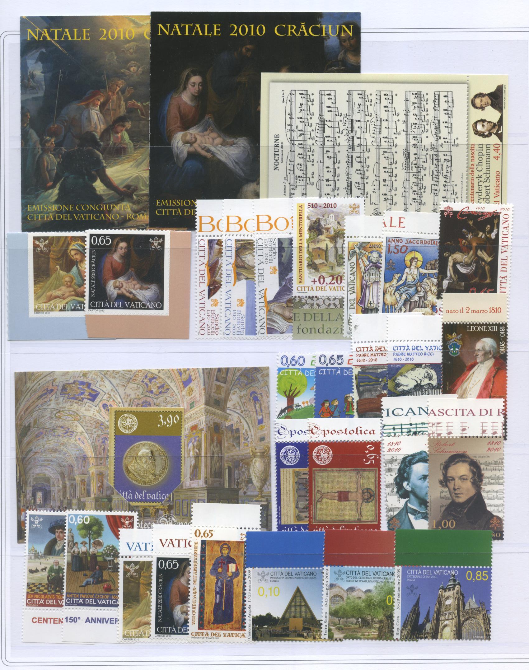 Scansione lotto: VATICANO 2010 ANNATA CPL. 28V.+1BF+2LB **