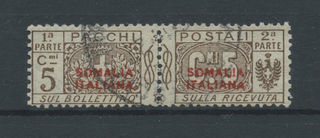 Scansione lotto: COLONIE SOMALIA 1926 PACCHI C.5 N.30 US.