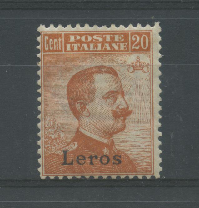 Scansione lotto: COLONIE EGEO 1922 20C. LERO *