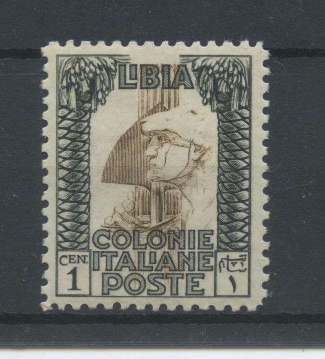 Scansione lotto: COLONIE LIBIA 1926/30 PITTORICA C.1 ** LUSSO CERT.