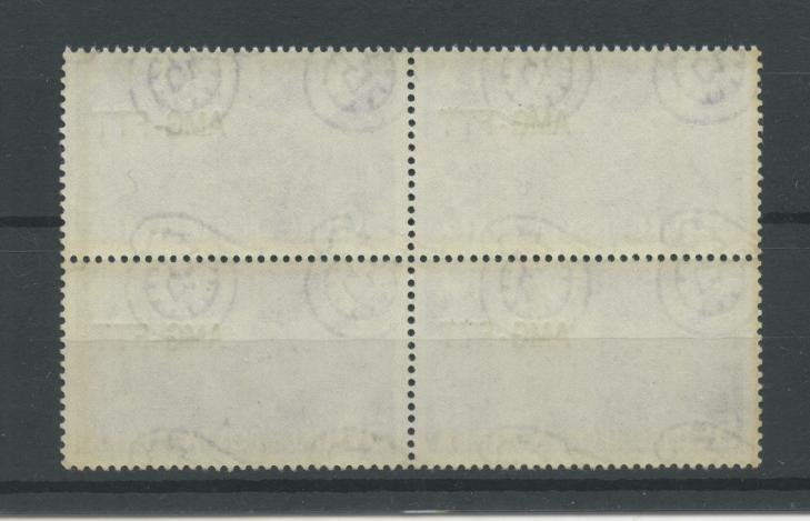 Scansione lotto: TRIESTE 1954 50L. N.22A QUARTINA ** LUSSO CERT.