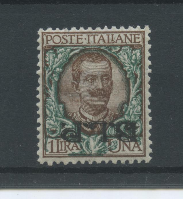 Scansione lotto: REGNO 1922 BLP L.1 ROVESCIATO ** LUSSO CERT.