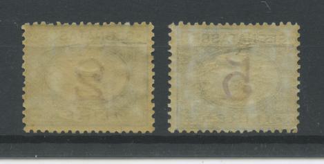 Scansione lotto: REGNO 1903 TASSE L.2 E L.5 2 ** CENTRATO CERT.