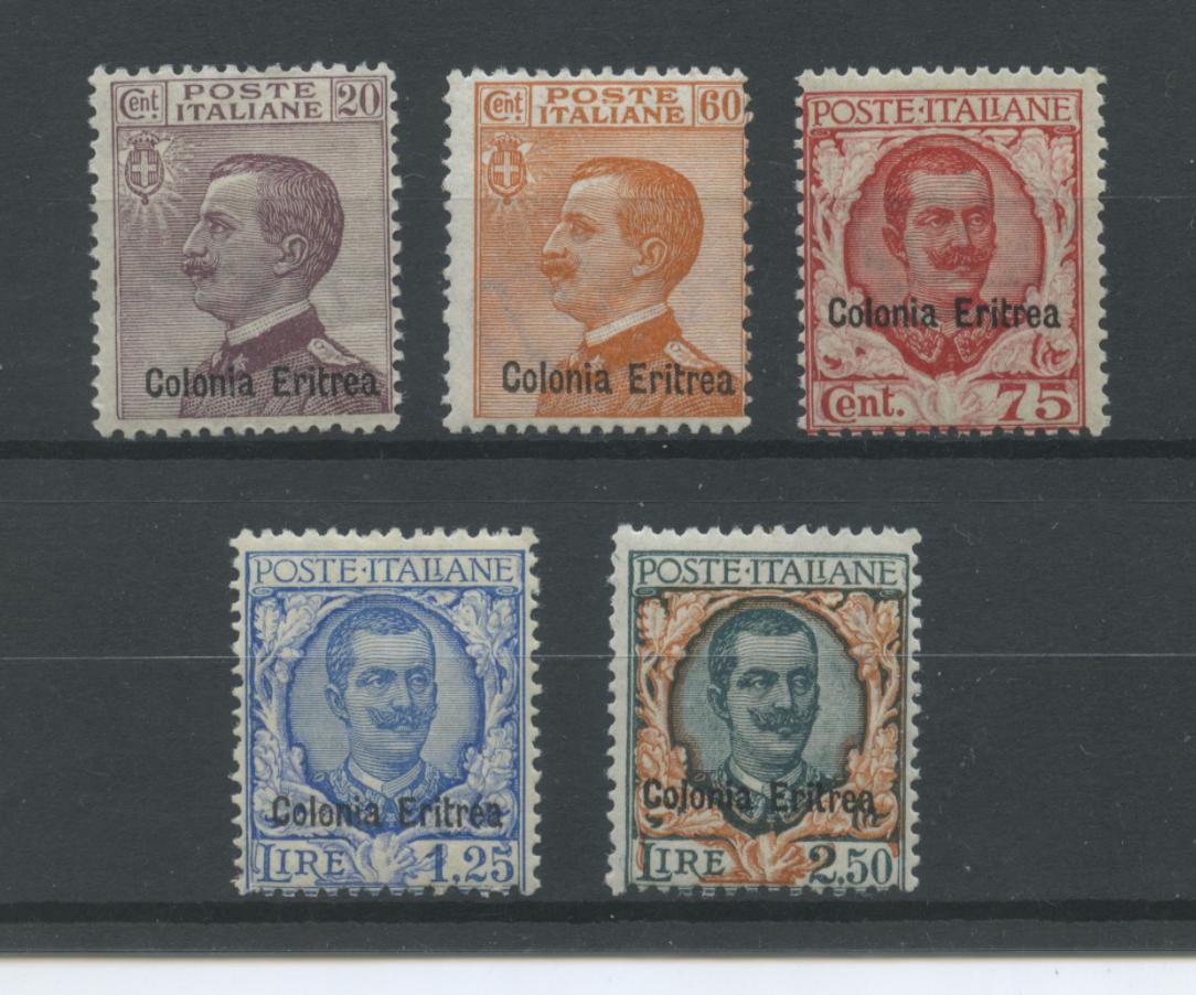 Scansione lotto: COLONIE ERITREA 1928/9 SOVR. 5V. 2 **