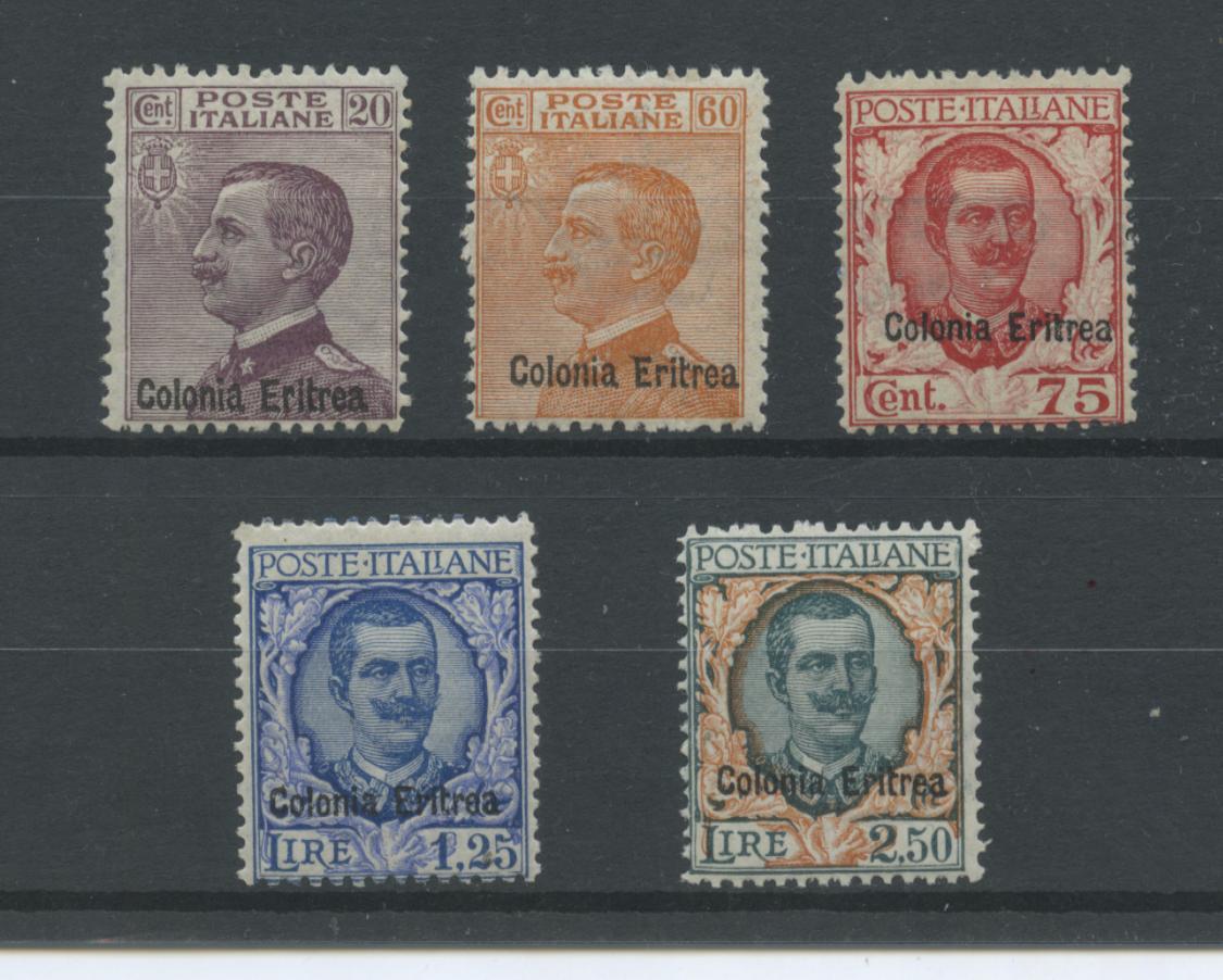 Scansione lotto: COLONIE ERITREA 1928/9 SOVR. 5V. 3 **