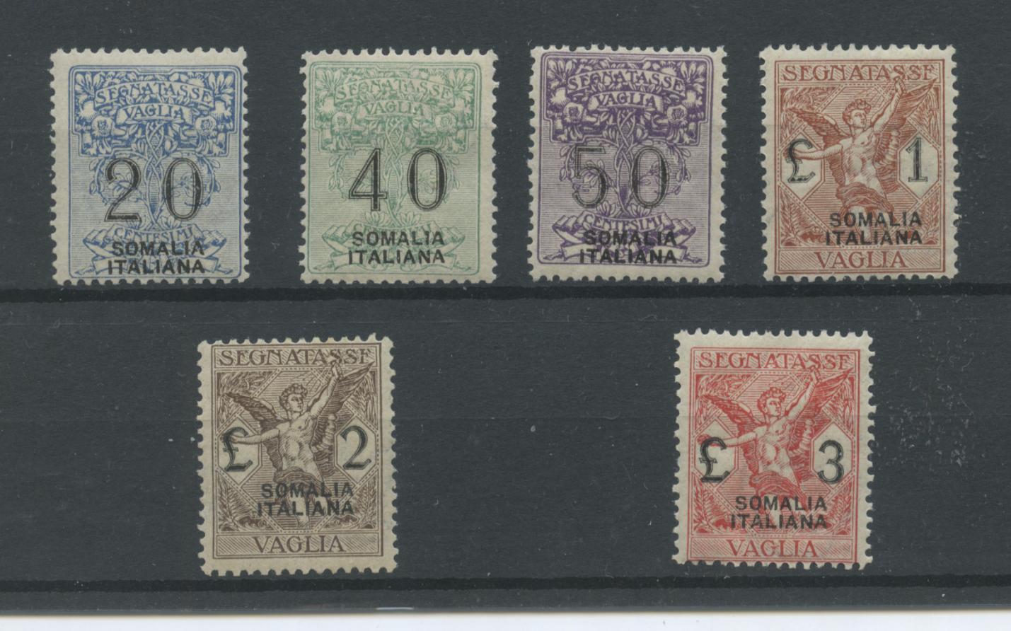 Scansione lotto: COLONIE SOMALIA 1926 VAGLIA 6V. 2 **