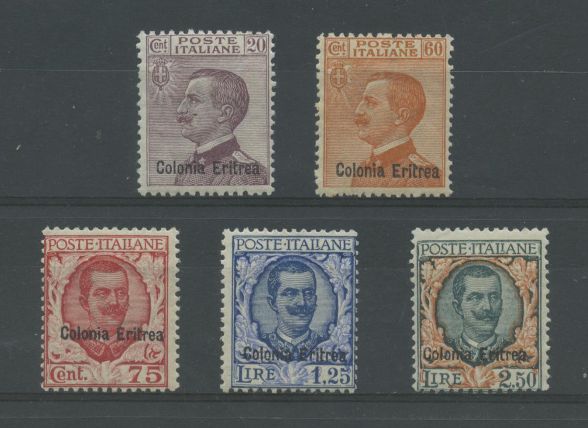 Scansione lotto: COLONIE ERITREA 1928/9 SOVR. 5V. **