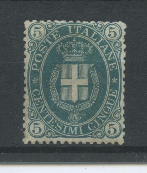 Scansione lotto: REGNO 1889 5C. VERDE 6 ** CENTRATO CERT.