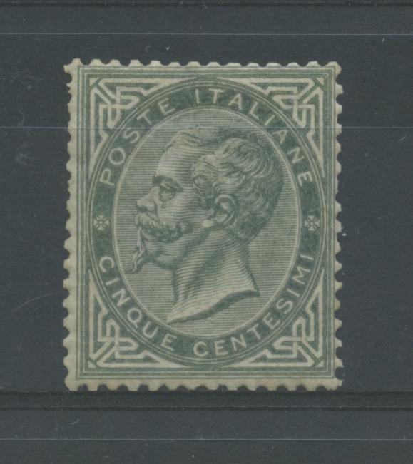 Scansione lotto: REGNO 1863 5C. LONDRA 4 **  CERT.