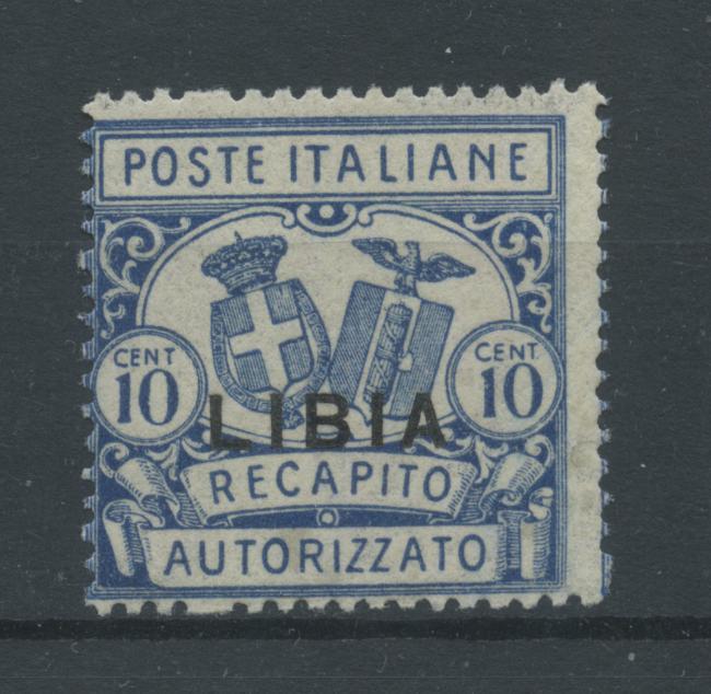 Scansione lotto: COLONIE LIBIA 1929 RECAPITO N.2 2 ** CENTRATO