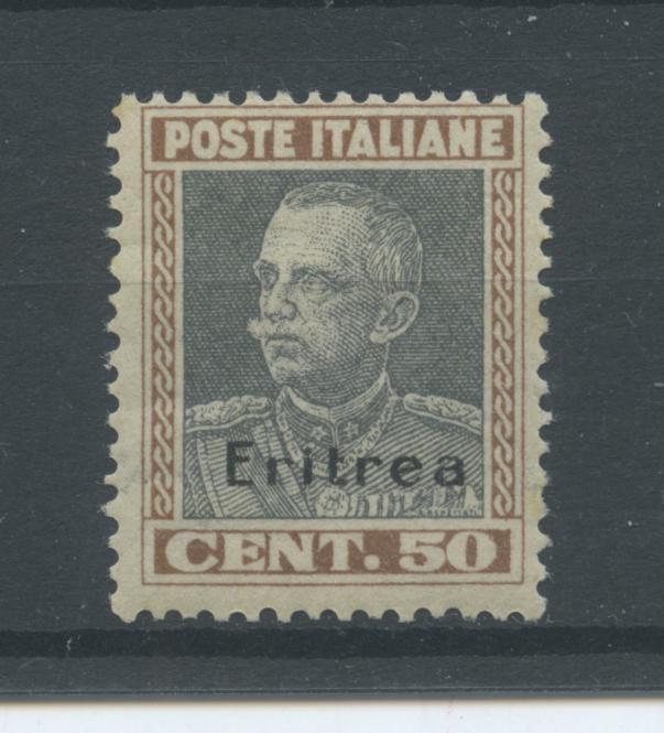 Scansione lotto: COLONIE ERITREA 1928 50C. ** CENTRATO